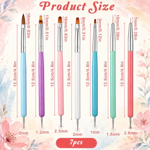 7 Pcs Food Safe Paint Brushes, Cookie Decorating Tools