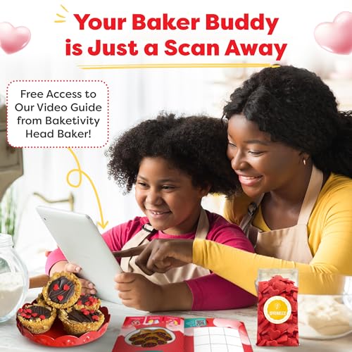 Baketivity Caramel Kisses Kids Baking Kit with Pre-Measured Ingredients - color: Caramel Kisses