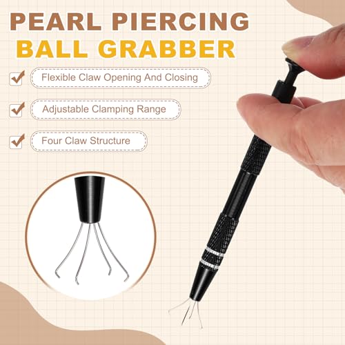 uxcell 3Pcs Sprinkle Pen for Cake Decorating,4.7in 4 Claw Sprinkle,Black - color: Black