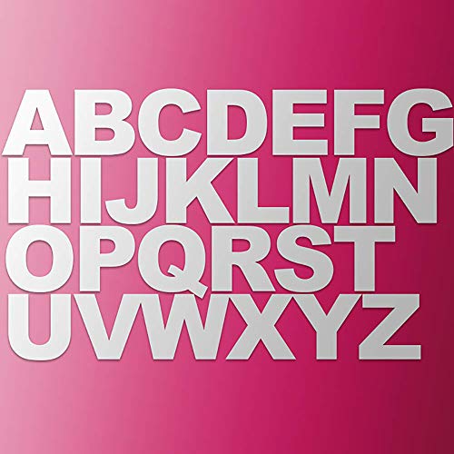 26Pcs A-Z Alphabet Cake Stencils, 6 Inch Letter Molds for Baking - size: 6 Inch