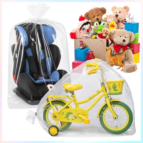 woric Extra Large Clear Cellophane Bags 40x60 Inch for Large Gift Baskets - size: 40x60 Inch