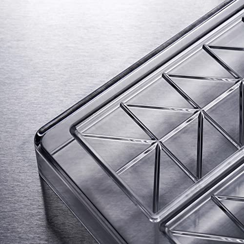 Polycarbonate Chocolate Bar Mold - Luxury Design - 46mL 20 piece
