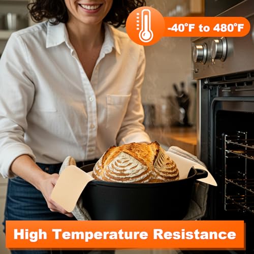 Marspark 100 Pcs Parchment Paper Bread Sling, Oval - style: Oval