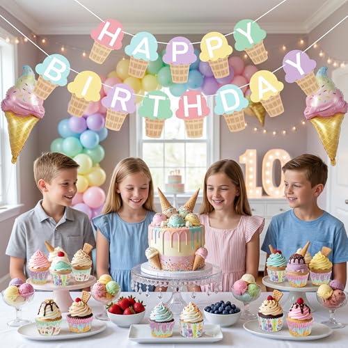 Summer Cupcake Liners, 200PCS Ice Cream Cupcake Liners - style: Ice Cream
