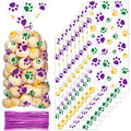 Blulu 100 Pcs Dog Treat Bags Puppy Party Favor, Carnival Colors - color: Carnival Colors