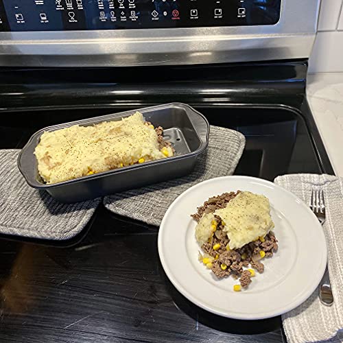 2 Sets Meatloaf Pan-2 Piece Set-Drains Fat-Non Stick-Bread-More Flavor - size: 2 Sets