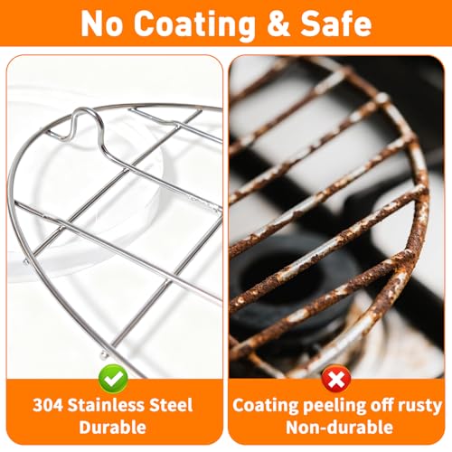 TamBee Turkey Roasting Cooling Racks Wire Broiling Rack Roasting Rack - size: 11.3" x 8.3"-1pc