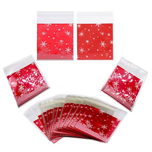 Baryuefull Clear Self Sealing Cellophane Bags - 4x5, 100 PCS for Candy, Cookies, Party Supplies