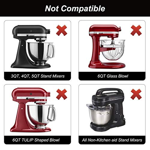 Flex Edge Beater for Kitchen Aid Mixer 6 Quart Bowl-Lift Stand Mixer Bowls