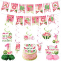 One in a Melon Decorations Set, Watermelon Themed Birthday Decoration