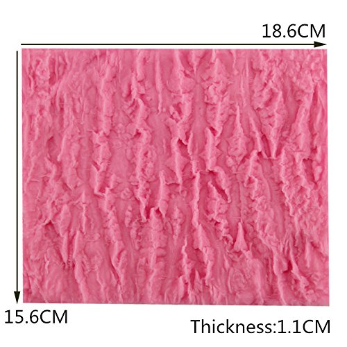 Fondant Impression Mat Tree Bark Texture Silicone imprint Mold