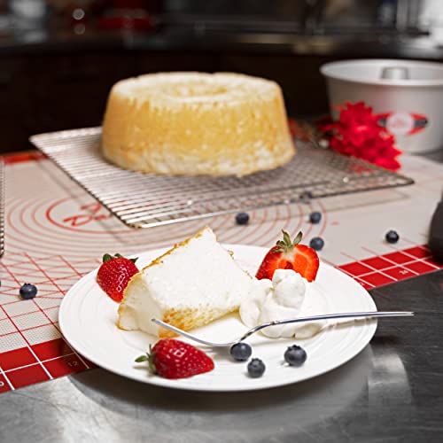 Fat Daddio's PAF-8375 Anodized Aluminum Angel Food Cake Pan, 8 Inch - size: 8 x 3.75 Inch