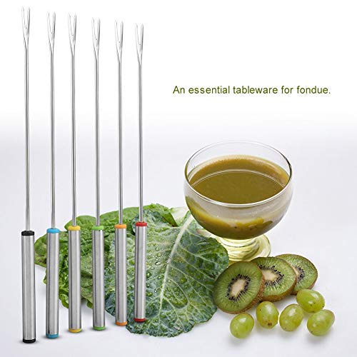 Fondu Fork Set, Fondue Forks, Chocolate Fork Fondue Tools Stainless Steel Fondue Forks, Cheese Fondue Forks Chocolate Dipping Fork for Chocolate Fountain for Cheese Fondue