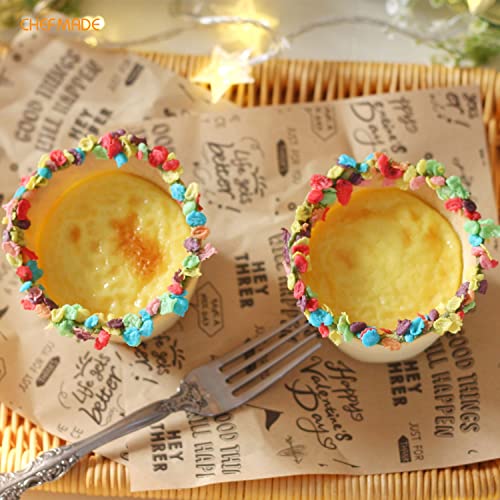 CHEFMADE Muffin Cake Pan, 6-Cavity Non-Stick Jumbo Cupcake Pan Bakeware for Oven Baking (Champagne Gold) - size: 06 - Jumbo 6 Cups