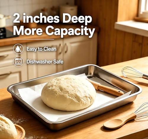 17.5" Half Sheet Baking Pan and Perforated Crisping Tray Set