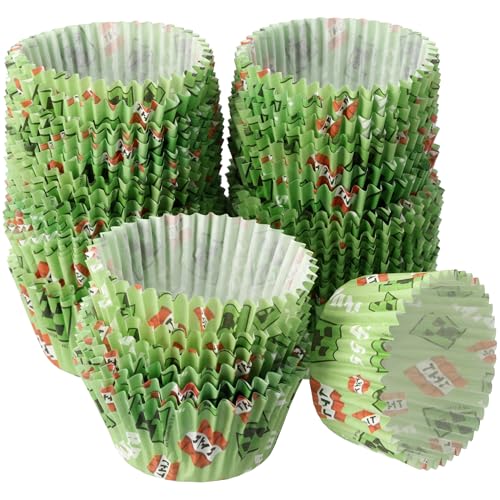 Minecraft Baking Cups | 48 Pack Cupcake Liners