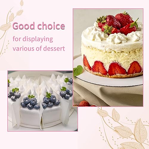 12 Pcs White Cake Boards - 8 inch Round, Food-Graded Cardboard Cake Rounds - style: 12PCS(8 Inches)
