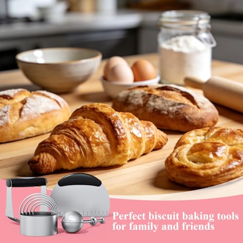 Biscuit Cutter, Stainless Steel Flour Sifter, Pastry Cutter Set - size: 4 set sifter