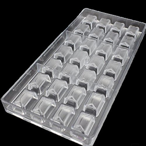 polycarbonate chocolate mold polycarbonate chocolate bar mould rectangle envelope diy candy pastry bakeware tools (19329) - color: 10