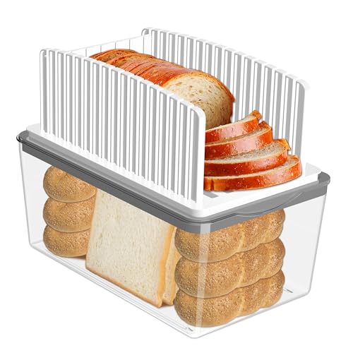 Kiss Core Adjustable Width Bread Slicer for Homemade Bread with Bread Box - style: Bread Slicer with box