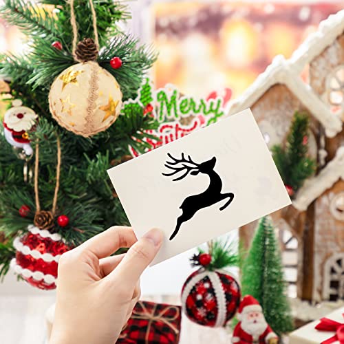 Fainne 100 Pcs 2 Inch Small Stencils for Painting, Santa Style