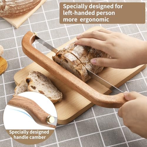 Uprichya Bread Knife for Homemade Bread Sourdough, Bread Slicer，Left-Handed - style: left hand
