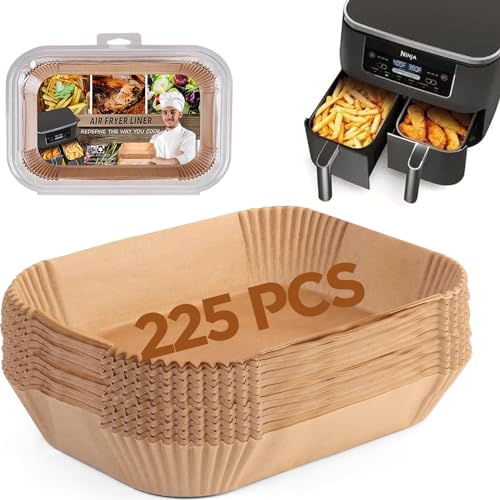 Ninja Foodi Air Fryer Liners, Ninja Air Fryer Liners Disposable - size: Rectangle 225 pcs