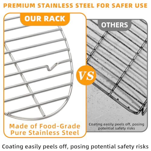 12.4" Oval Stainless Steel Roasting Rack/Cooling Rack