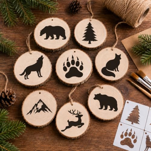 65 Pcs Small Animal Stencils for Cafts,Reusable 3”Animal Wood Burning Stencis for Painting on Wall Card Rock Wood Signs Coasters Canvas Home Decor (3 inch Small Animal) - color: 65 Pcs Animal
