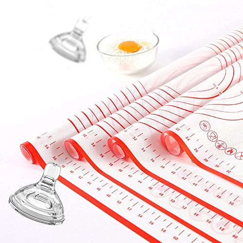 5 pcs Pizza Tool Set Includ Pastry Pizza Roller, Pizza Dough Docker that Time-Saving and Dough Scraper Cutter and Pizza Cutter Wheel and Silicagel Pastry Mat (5 pcs) - style: 5 pcs