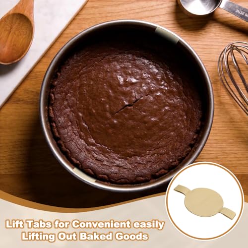 uxcell Parchment Paper Rounds 8" Brown 40 Sheets - color: Brown, size: 7.9"