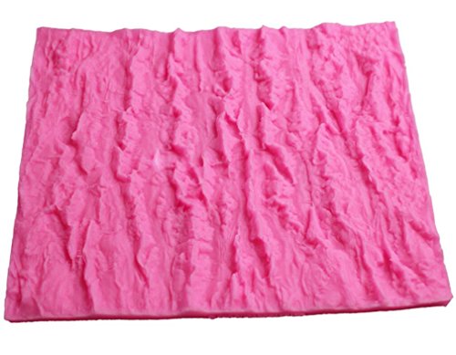 Tree Bark Texture Fondant Impression Lace Mold Silicone Mat