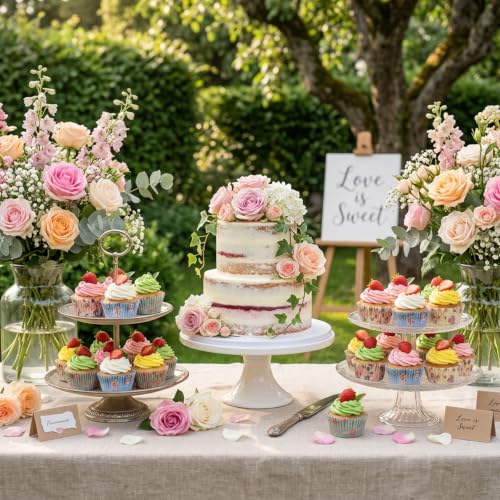 100 Count Cup Cake Liners Paper, Floral Cupcake Liners for Baking