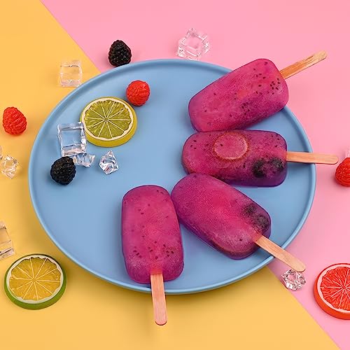 WMKGG Popsicle Silicone Molds Set, 2 PCS Ice Cream Mold(Standard Size/Pink) - color: Pink