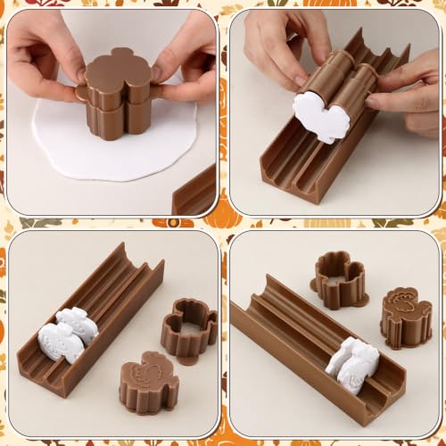 Roowest Fall Thanksgiving Turkey Cake Pop Mold Cake Pop Cutter with Tray - style: Turkey