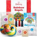 Baketivity Rainbow Bagel Kids Baking Kit with Pre-Measured Ingredients