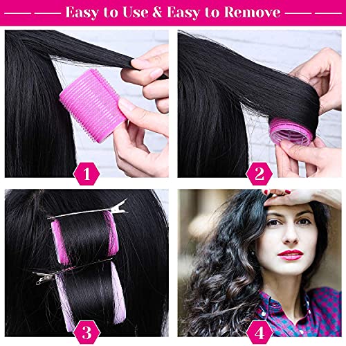 Hair Curlers Rollers for Women, 36Pcs Jumbo Large Hair Roller with 2 Sizes - color: 36 Piece Set