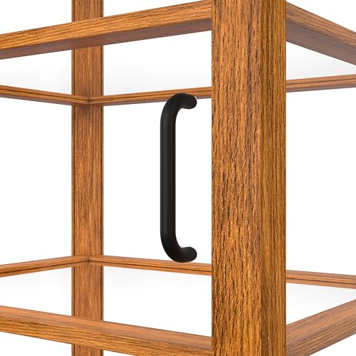 KoolMore 21 in. Upright Light Wood Countertop Dry Bakery Display Case, Bread, Cake and Pastry Display with Tempered Glass - color: Light Wood, size: 21 in.