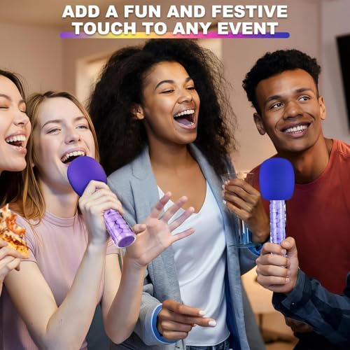 24 Pcs Microphone Plastic Candy Tubes for Kpop Party(Candy Not Included)