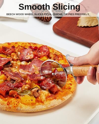 Pizza Dough Docker Roller with Stainless Steel Spikes - style: 3 Set