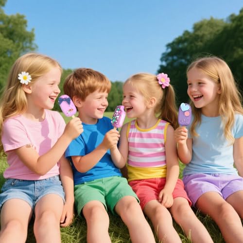 Ouddy Life Popsicle Molds Set of 2, Ice Pop Molds Silicone Cake Pop Mold - color: Purple