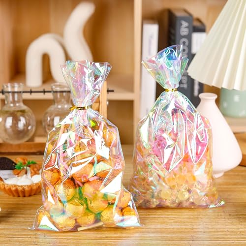 NPLUX Halloween Treat Bags, 100 Pack 6x10 in for Home Bakers - size: 6 x 10 inches