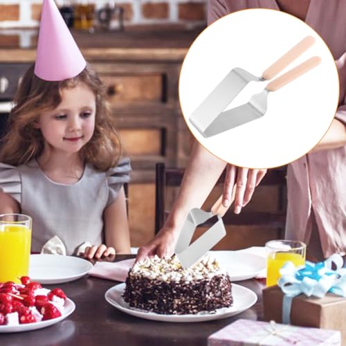 Cake Cutter and Server, Stainless Steel Cake Slicer for Even Slices