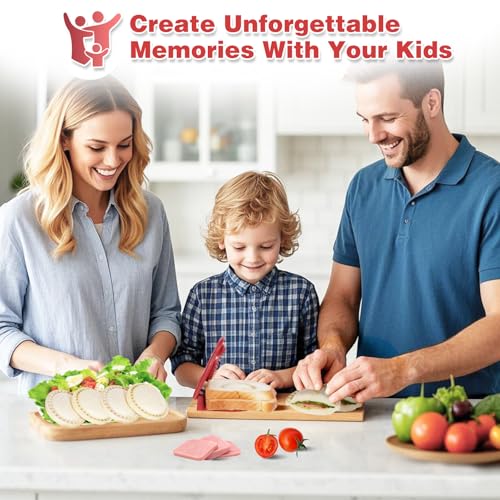 Sandwich Cutter and Sealer for PB&J, Round Crustless Kitchen Tool, Kids Lunch Snacks Maker for Biscuit, Cookie-Dough, Red,3.2inch - size: 5x4x1.6inches