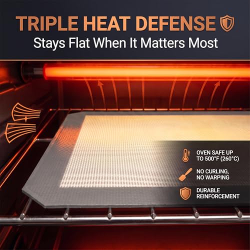 2PCS Silicone Baking Mat, Non Stick Reusable Baking Sheet for Oven – Cookie Candy Making Pastry Rolling Heat Resistant Silicone Mats for Baking, Red, 12 x 8 Inches - color: Dark gray