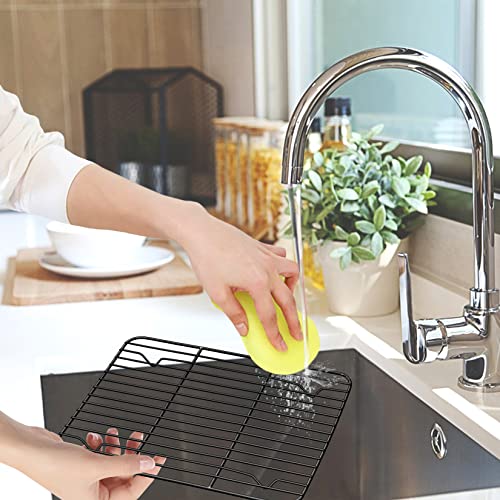 P&P CHEF 9.7" x 7.3" Cooling Baking Wire Racks Pack of 2, Black - color: Black, size: 9.7" x 7.3"