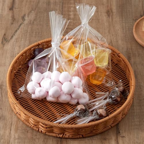Clear Twist Ties 300Pcs, 5 Inch Metal Wire Twist Ties for Bread Bags, Treat Bags, Garden Plants, Gift Wrapping, Crafts, Reusable Transparent Bag Ties for Home, Office, and Baking