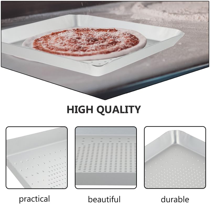 KALLORY 16 Inch Perforated Pizza Pan for Oven, Aluminum Pizza Baking Tray