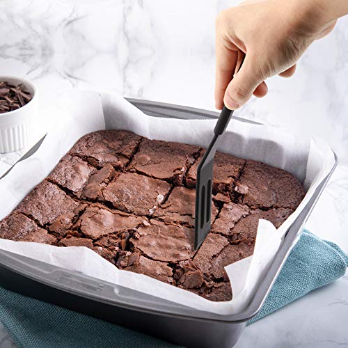 Patelai Mini Brownie Serving Spatula Silicone, Red, 2 Pieces - color: Red