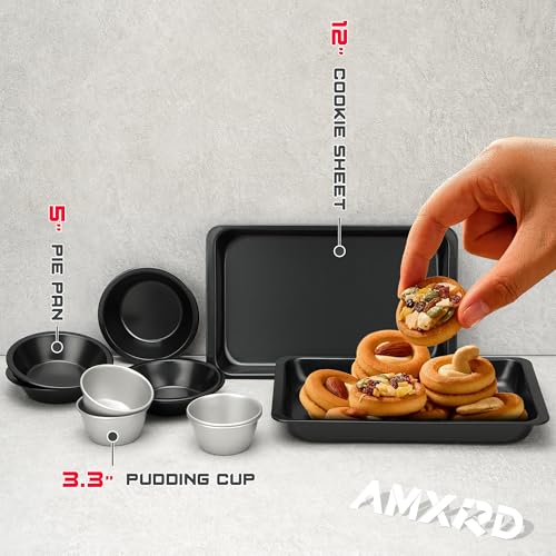5 inch Mini Pie Pan, 5-Piece Small Pie Tins